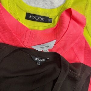 Misook Bundle of 3 Knit Tank Tops Size XS